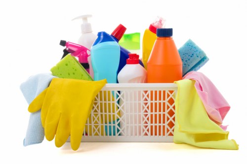 Crystalpalace cleaner performing deep cleaning in a modern kitchen