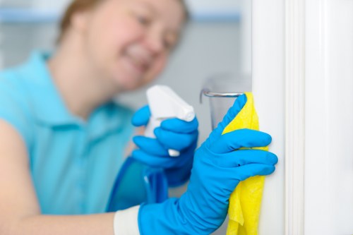 Experienced cleaners in Crystal Palace handling detailed deep cleaning tasks