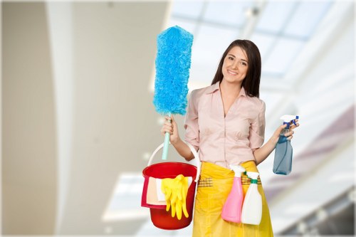 Deep cleaning specialists refreshing a Crystal Palace interior
