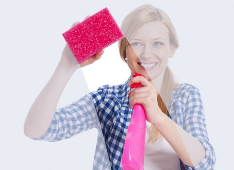 Image 2 showing a customer concern being noted in a cleaning service process