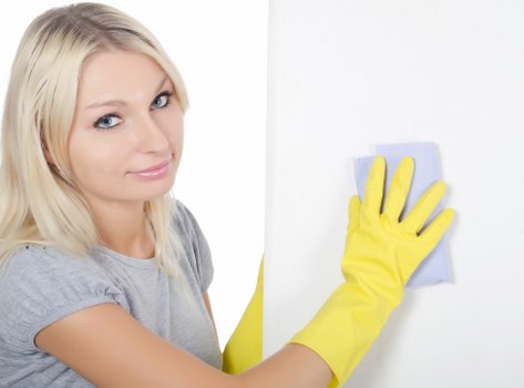 Customer reviewing service booking details for Crystalpalace Cleaners